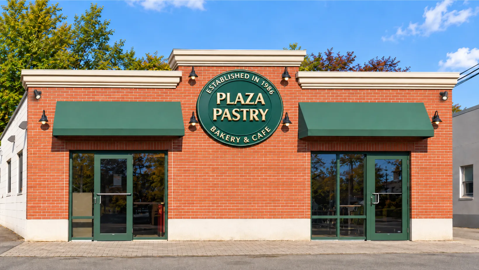 Plaza Pastry Shop storefront in Nutley, New Jersey